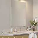 VOLISUN Modern Bathroom Vanity Light 24 inch, Rotatable, 14W Dimmable 5CCT Led Bathroom Light Fixture Over Mirror, Brushed Nickel Bar Vanity Light for Bathroom Mirror Restroom-ETL Certificated