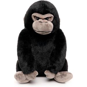 WEIGEDU Black Gorilla Stuffed Animals, Gorilla Apes Plush Toys for Boy Girl Kids Birthday, 12 inches