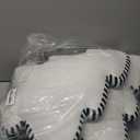 Lanpn Christmas Tree Pillows Set of 2, Christmas Decoration Winter Soft Cute 3D Shaped Xmas Tree Throw Cushion with Snowflake for Sofa Living Room Bedroom Xmas Decor (17x19 inch, Pink)