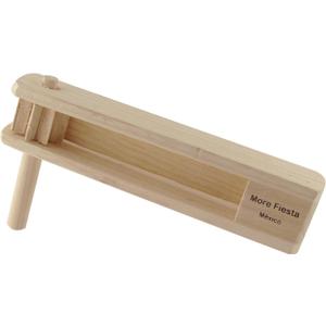 Large Wooden Mexican Matraca Noisemaker - 11" Long Ratchet