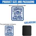 2 x My Flabbers Have Been Gasted Patch 3 Inches Funny Cat Cute Mental Health Meme Humor Iron On/Sew On Embroidery Fabric Applique Patches for Trucker Hat Clothes Backpack DIY Accessories Friend Gift