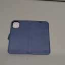 OCASE Compatible with iPhone 13 Wallet Case, PU Leather Flip Folio Case with Card Holders RFID Blocking Kickstand [Shockproof TPU Inner Shell] Phone Cover 6.1 Inch 2021 (Light Blue)