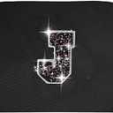 Graduation Gifts for Teens Kids Daughter Sister Her - Birthday Gifts for 3 4 5 6 7 8 9 10 11 12 13 Year Old Girls, Fanny Pack Crossbody Bag Belt Bag Cute Trendy Stuff | Black, Initial J, Black, Pack Of 2