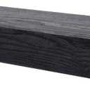 HIGH & MIGHTY 515602 Modern 18" Floating Shelf Holds up to 15lbs, Easy Tool-Free Dry Wall Installation, Flat, Retail Packaging, Black