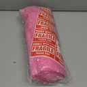 Anti-Static Bubble Cushioning Wrap Rolls, 3/16" x 12" x 15' ft Total, Perforated Every 12" Included 10 Fragile Stickers for Packaging, Shipping, Mailing [Pink]