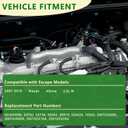 Catalytic Converter, QKVBKAU Direct-Fit EPA & EBA Compliant for 2007-2018 Nissan Altima 2.5L L4 | Catalytic Convertor Replaces Multiple OEMs | OBD III & High-Flow Design