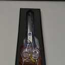 JASON 8" Curved Dog Grooming Scissors Ergonomic Pets Cats Trimming Shears with Offset Handle and a Jewelled Screw for Right Handed Groomers Long Sharp Comfortable Christmas Gift