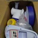 JoyRydz 6V Electric Baby Balance Bike with Bubble Machine,4 in 1 Toddler Balance Bike w/Remote Control for 1 Year Old Boys Girls Kids Bubble Bike Ride on Toys w/Powered Motor,Music,LED Lights (Blue)