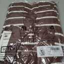 Saodimallsu Womens Striped Sweater Dress Fall Chunky Knit V Neck Collared Long Sleeve Sexy Slit Loose Midi Dresses (Small, Brown)