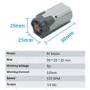 2Pack M Motor for Lego Compatible Bricks, M Size