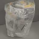 Homzard King Size Comforter Set, Floral King Size Quilt Set, Yellow Gray White All Cotton Quilted Bedspread, Striped Flower Pattern Bedding Set, Lightweight Paisley 3 Piece, All Seasons