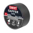 SWRT Gaffers Tape 2 Inch x 30 Yards, 11 Mil Gaffer Tape Black, Heavy Duty Matte Stage Tape with Strong Adhesion, Residue-Free Removal, Non Reflective for Photography, Film & Floor Marking