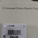 Calvin Klein Women's Carousel Logo Cotton Stretch Bikini Panties, 3 Pack