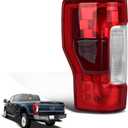 Tail Lights Compatible With 2017 2018 2019 Ford F250 F350 Super Duty Halogen w/Blind Spot Replace KC3Z13405C (Left Driver Side)