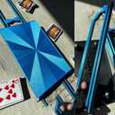 Game Glider for Cards, The Game Glider Multi-Color Slider Original, Portable Game Glider for Table, Party Card Game Glider with 5 Rails, Sliding Cards Effortlessly, Easy to Install (Red)