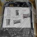 Shoe Rack 3 Tier Long Storage Organizer Wide Metal Shoe Shelf for Closet Entryway Black