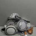 Umatoll Colorful Lighting Baby Balance Bike Toys for 1 Year Old Boys Gifts, Adjustable Seat Baby Walker, One Year Old Boy Birthday Gifts, 12-24 Months Toddler First Ride on Toys (Black)