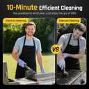 Fantik Electric Grill Brush, Cordless Rechargeable BBQ Grill Cleaner w/ 550 RPM