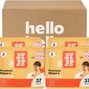 Hello Bello Premium Diapers Size 2, Love Checks Design, Super Value Pack (185 Count)