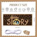 4X 9.8ft Christmas Nativity Scene Photo Backdrop Outdoor Christian Religious Birth of Jesus Banner for Photography Booth Prop Christmas Party Decoration