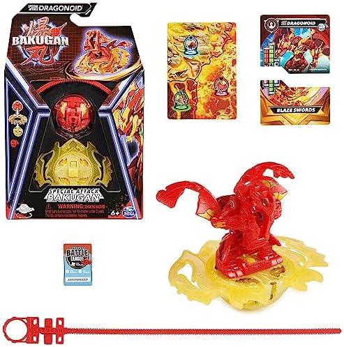 Bakugan, Special Attack Dragonoid, Spinning Collectible, Customizable Action Figure and Trading Cards, Kids Toys for Boys and Girls 6 and up, (Pack of 2)