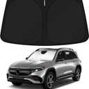 KUST Windshield Sun Shade for 2022-2024 2025 2026 Mercedes Benz EQB 250 300 350 4 Matic EV Accessories Custom Fit Sunshade Sun Visor Protector Foldable Blocks UV Rays Keep Your Car Cooler