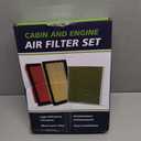 Cabin and Engine Air Filter Fits for Traverse 2018-2025, Blazer 2019-2025, Acadia 2017-2025, Enclave 2018-2025, XT5 2017-2025, XT6 2020-2025, Fits 23321606, CA12166, CF11966
