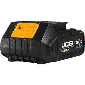 Jcb Tools - 20V Lithium-Ion Battery 2.0Ah With Charge Remaining Indicator - For Jcb 20V Power Tools - Drill, Jigsaw, Recip Saw, Circular Saw, Multi Tool, Miter Saw, Angle Grinder, LED Work Light