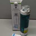 World's 1st Smart Water Bottle with Filter and Reminder to Drink Water, Water Bottle with Filter, Filtered Water Bottle with Straw, Lights & Sound Reminder to Keep Hydrated, 26oz (HS2C) (Green)