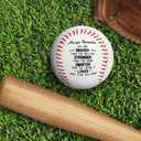 Religious Baseball Gifts, Baptism First Communion Confirmation Gifts | Personalized Inspirational Bible Verse Baseball for Godson Son Grandson, Birthday Christmas Basket Stuffers Gifts