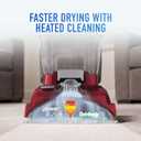 Hoover PowerScrub Deluxe Carpet Cleaner Machine, Deep Cleaning Carpet Shampooer Machine, SpinScrub Brushes, HeatForce Drying, Pet & Upholstery Tools, Pair with Hoover Carpet Cleaner Solution