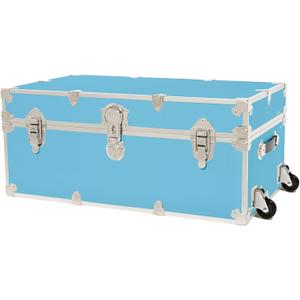 Rhino Classic XL Trunk with Wheels for Camp and Dorm, Footlocker, Chest