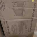 LA Baby Compact Non-Folding Wooden Window Crib, Natural