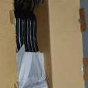 TOPIA HANGER Premium Wooden Hangers, Luxury Boutique Wood Hangers with Extra Thick Hook and Non Slip Pants Bar, Heavy Duty Coat Hanger with Notches 16 Pack, Black -CT01B