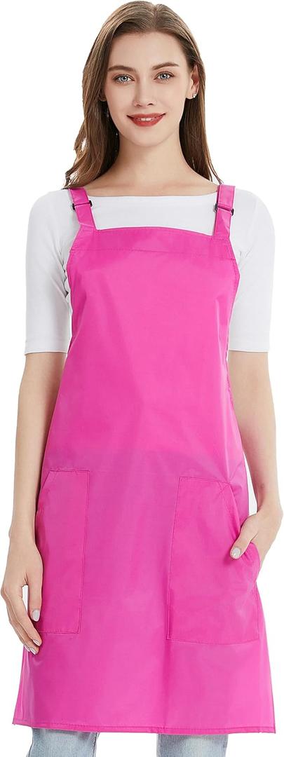 5 x Hair Cutting Cape with Armholes  Professional Black Nylon Hairdressing Gown for Salon or Home  Adult Haircut Cape (Pink)