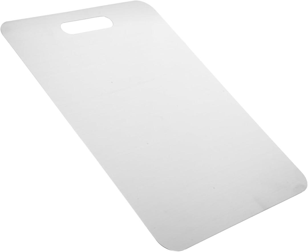 BESPORTBLE Metal Cutting Boards Non-Slip Chopping Board for Kitchen Double-Sided Stainless Steel