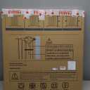 Cumbor 29.7-40.6" Baby Gate for Stairs, Mom's Choice Awards Winner-Dog Gate for Doorways, Pressure Mounted Auto-Close Pet Gates for Dogs Indoor, Safety Child Gate with Easy Walk Thru Door, White