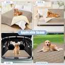Smiry Waterproof Dog Bed Cover Pet Blanket, Soft Washable Dog Blanket for Furniture Bed Couch Sofa Reversible, Checkered (30"x70", Taupe/Beige)