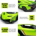 QUN XING Remote Control RC CAR Racing Cars Lambo Officially Licensed 1:24 Toy RC Cars Model Vehicle for Boys 5,6,7,8 Years Old, Green