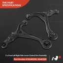 A-Premium 10Pcs Suspension Kit, Front Lower Control Arm