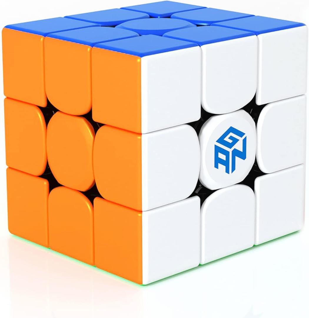 GAN 356 R S, 3x3 Speed Cube Gans 356RS Magic Cube Non-Magnetic (Stickerless)
