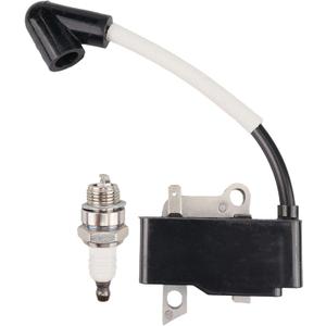 579638804 Ignition Coil with Spark Plug for Husqvarna Chainsaw 435 435II 435eII 440 440II 440eII Replaces 579638801 579638802 579638803