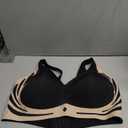 Womens Wireless Bras Comfortable No Underwire Bralettes Full Coverage Everyday Bras (3X-Large, Black)