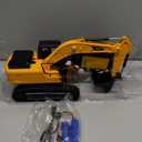 JOYIN Remote Control Excavator Toys for Boys, 2.4Ghz RC Play Excavator with Light, Construction Toys for Boys 3-5 4-7 8-12 Year Old Kids, Christmas Birthday Present