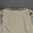Womens Long Sleeve Long Tunic Tops, Beige, Medium 