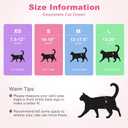 Disposable Cat Diapers, 40 Count Perfect for Both Male and Female Cats, for Elderly, (XS) Incontinent, or Post-Surgery Cats and Dog Leak-Proof, Super Absorbent & Hypoallergenic Pet Diapers