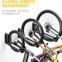 monTEK Swivel Bike Wall Mount, No Heavy Lifting Required Bike Wall Mount, Bike Hangers for Garage, Space-Saving Bike Rack Garage, Easy to Load and Unload, Bike Hanger Can Hold Up to 77 lbs