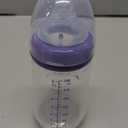 Lansinoh Anti-Colic Baby Bottles, BPA-Free Plastic, 8 Ounces, 3 Count, Medium Flow Nipples (Size M), Breastfeeding Bottle with NaturalWave Design