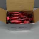 Crtiin 200 Pcs Valentine's Day Heart Shaped Pens Bulk Black Gel Ink Novelty Valentine Party Favor 1.0 mm Heart Ballpoint Pens for Men Women Office Valentine's Day Wedding Party Supply (Red)