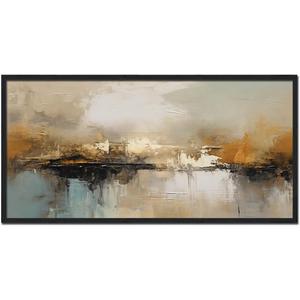 Abstract Wall Art for Living Room Decor Framed Modern Neutral Canvas Print Wall Art Home Decor Office Painting Artwork